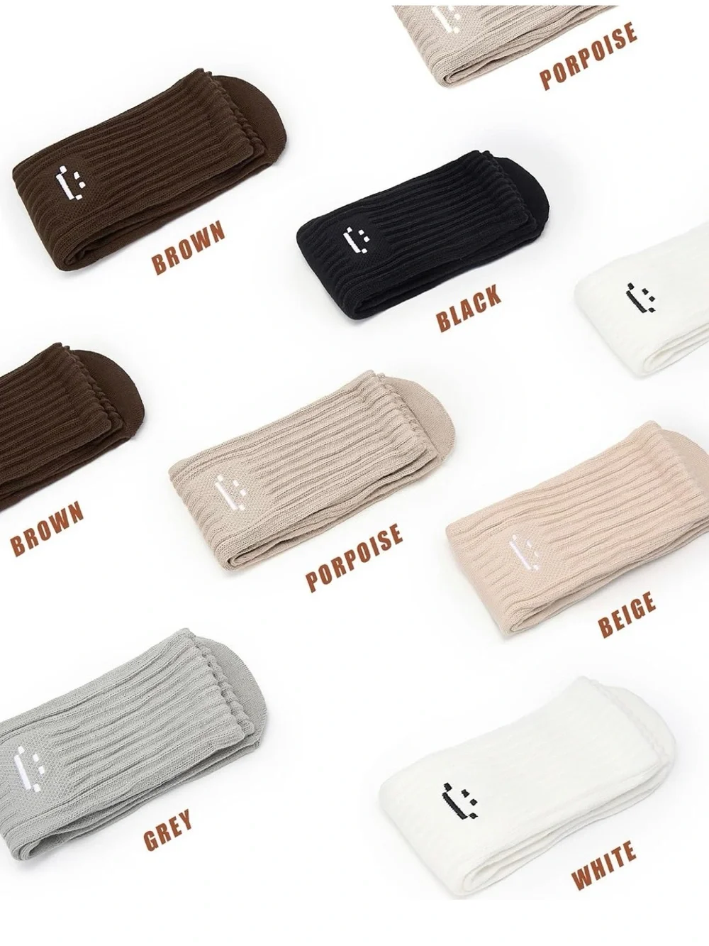 Women’s cute Slouch Socks Black Crew Socks with White Accent 3pk-Triple Pack NWT